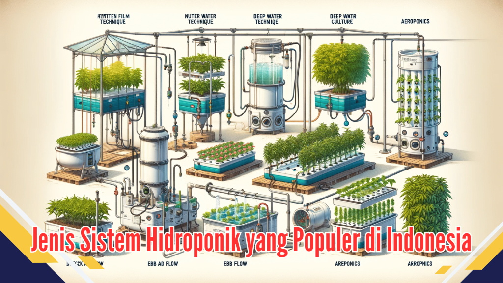 Jenis Sistem Hidroponik yang Populer di Indonesia