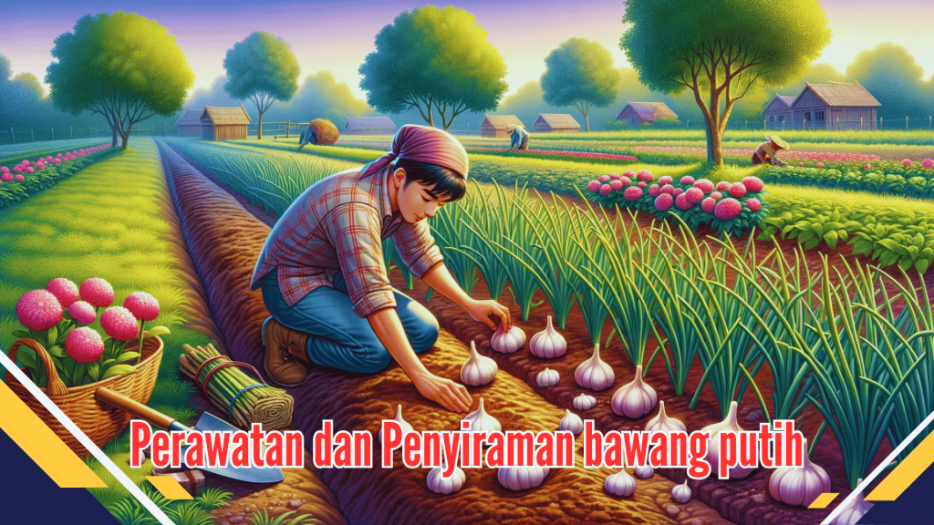 Perawatan dan Penyiraman bawang putih