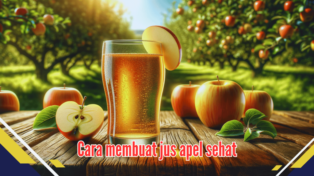 cara membuat jus apel sehat