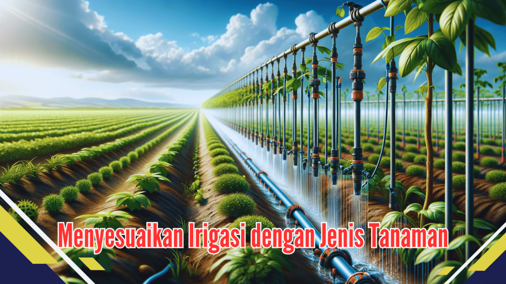 Menyesuaikan Irigasi dengan Jenis Tanaman