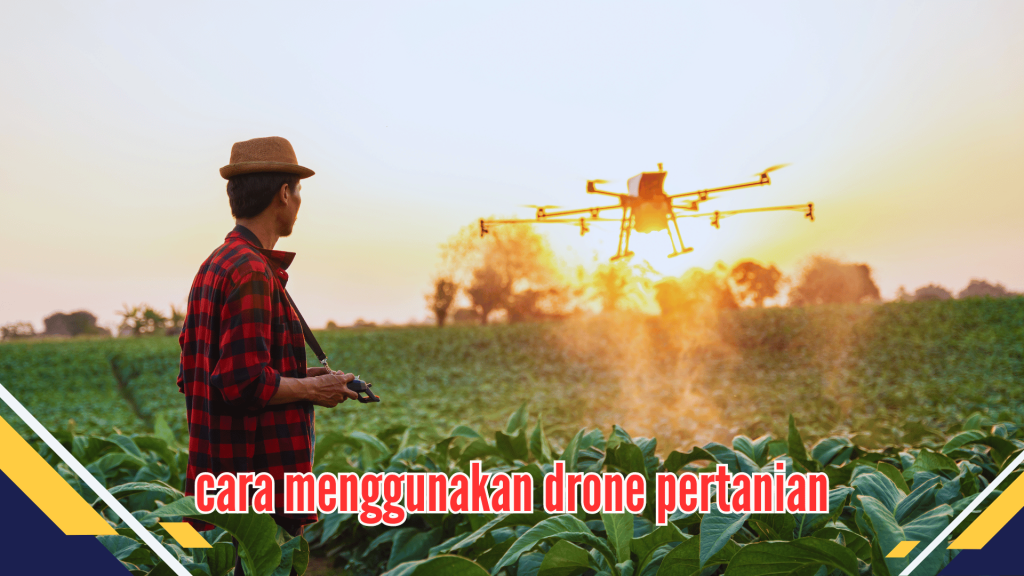 Cara menggunakan drone pertanian