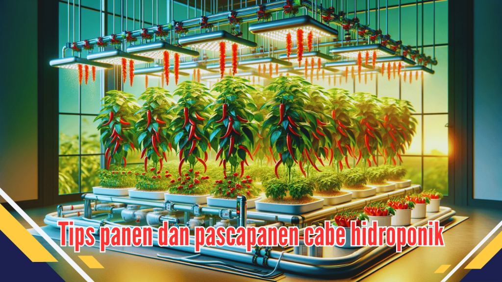 Tips panen dan pascapanen cabe hidroponik