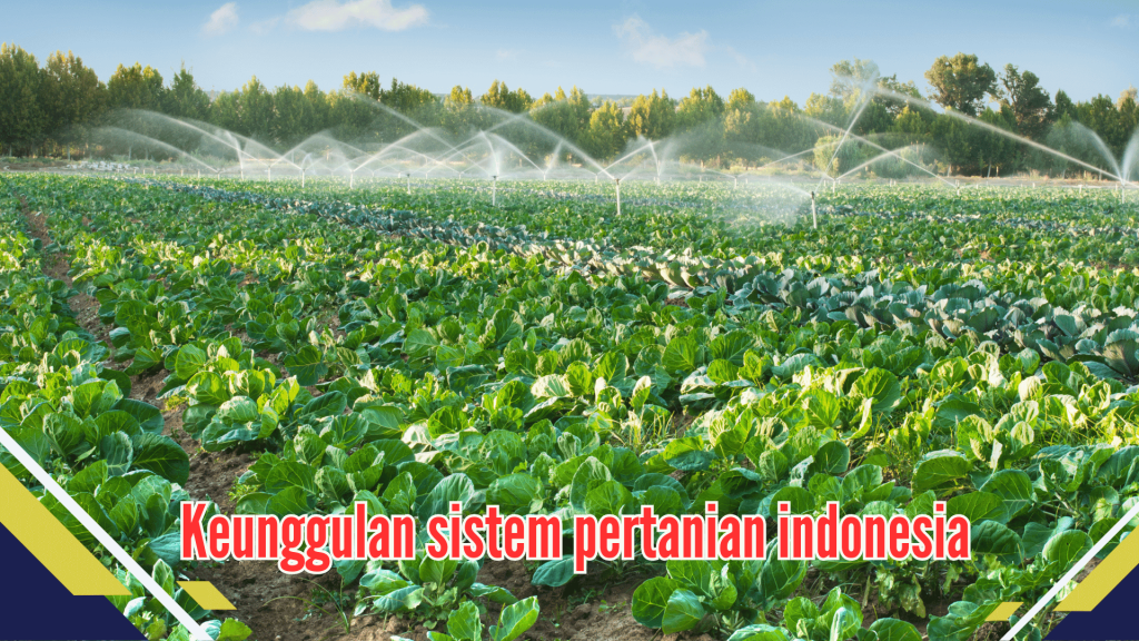Keunggulan sistem pertanian indonesia