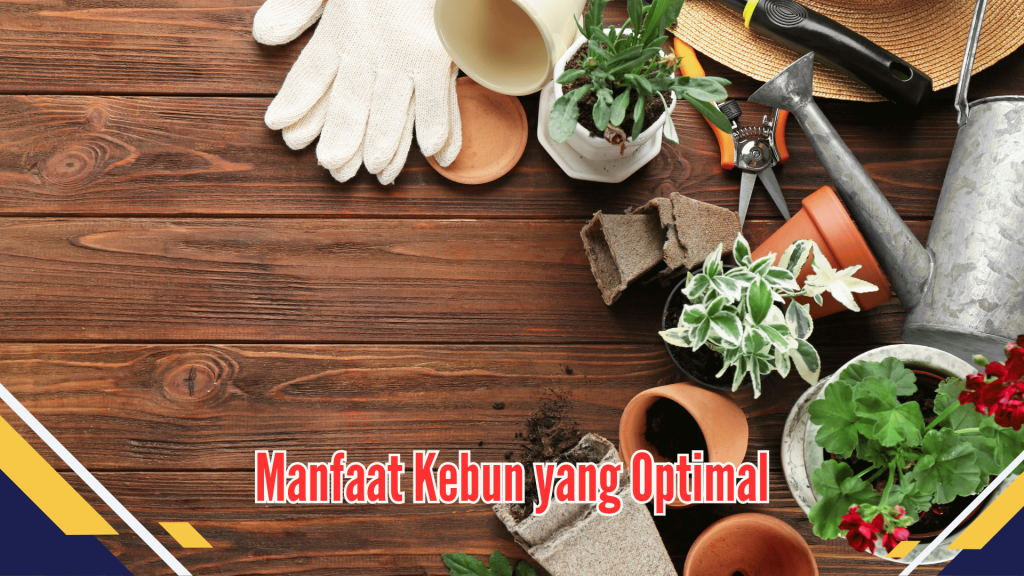 Manfaat Kebun yang Optimal