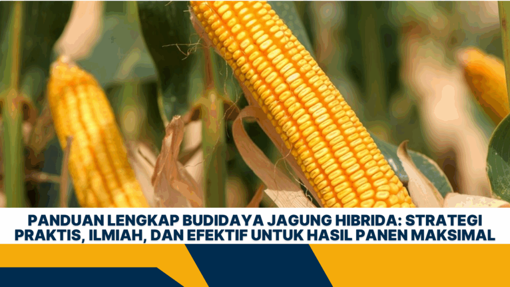Panduan Lengkap Budidaya Jagung Hibrida: Strategi Praktis, Ilmiah, dan Efektif untuk Hasil Panen Maksimal